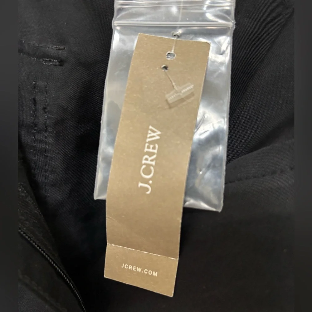 J. Crew Drapey Lyocell Viscose Twill Black Relaxed Fit Pants Size 16 NWT